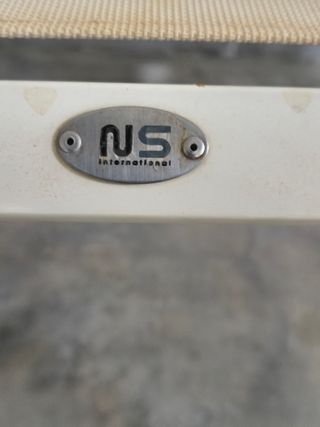 Sillas jardín aluminio blanco - 2uds