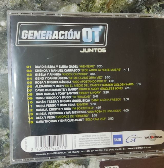 CDs Operación Triunfo