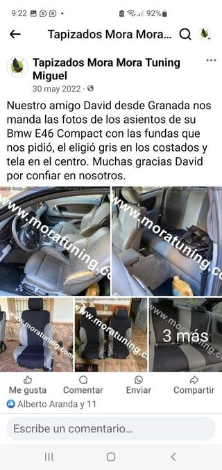 Fundas asientos bmw e46