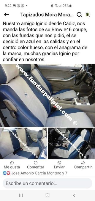 Fundas asientos bmw e46