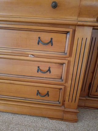 Mueble salón madera maciza