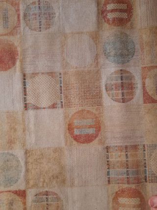 Tappeto 200 x 130 cm con motivo a cerchi