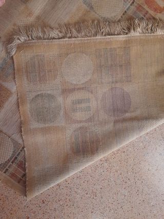 Tappeto 200 x 130 cm con motivo a cerchi