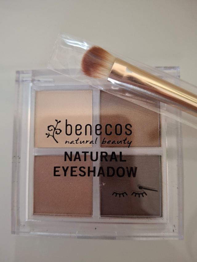 Sombra ojos BENECOS quarteto café-crema 