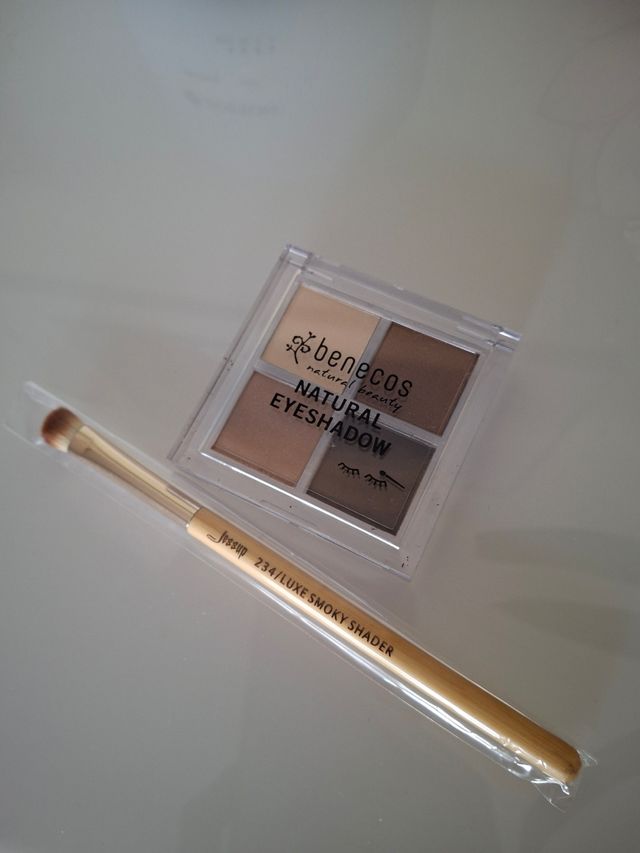 Sombra ojos BENECOS quarteto café-crema 
