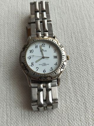 Reloj Lotus |  Plata y Blanco