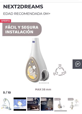 Móvil cuna Chicco Next2Dreams