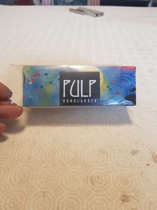 Occhiali Pulp neri e argento