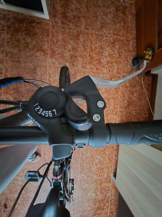Bicicleta plegable 16" negra