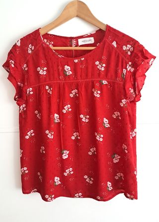 Blusa Indi & Cold roja - Talla S