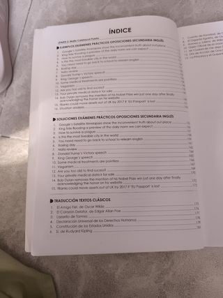 Supuestos prácticos oposiciones inglés secundaria.