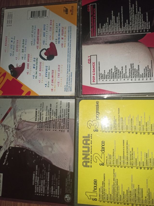 LOTE 12 CDs REMEMBER DANCE TECHNO AÑOS 90