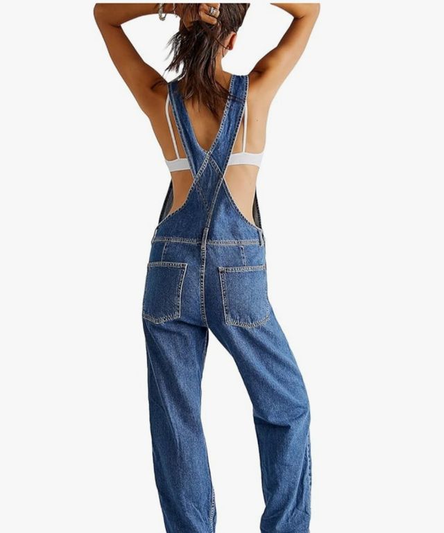 Salopette Jeans blu nuova