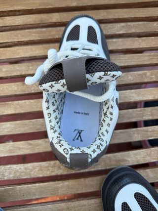 Zapatillas Louis Vuitton Skate - Marrón y Blanco