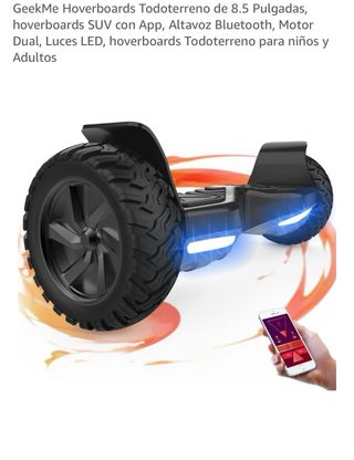 Hoverboard Geekme todoterreno Bluetooth 8,5“