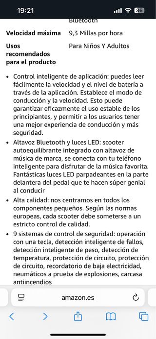 Hoverboard Geekme todoterreno Bluetooth 8,5“