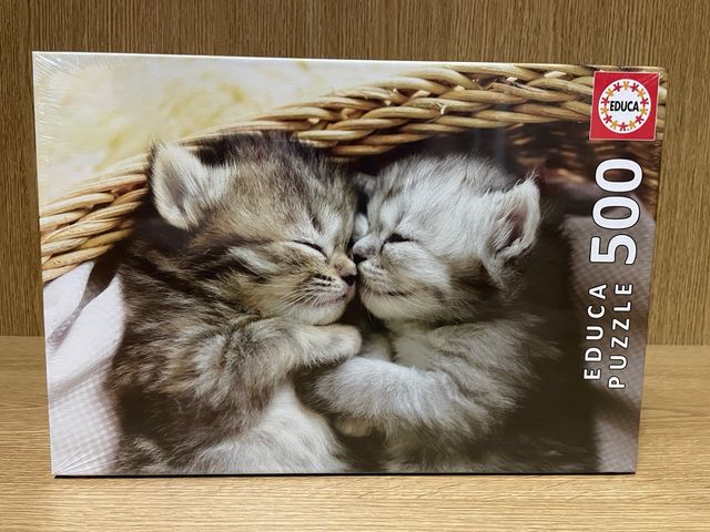 Puzzle Educa sin abrir 500 piezas - Gatitos