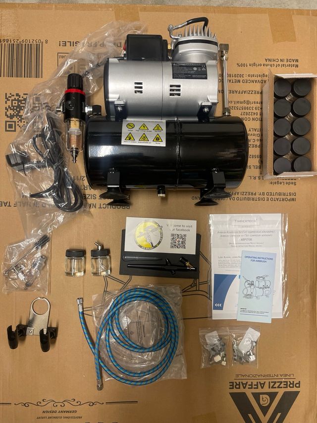 Aerografo Timbertech ABPST08 + compressore