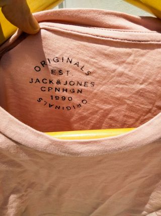 Lote 2 Camisetas Jack&Jones Rosa , azul por 4.99€