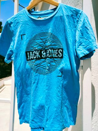 Lote 2 Camisetas Jack&Jones Rosa , azul por 4.99€