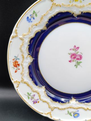 Plato porcelana Meissen
