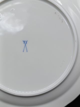 Plato porcelana Meissen