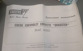 Chevrolet Corvette Dragster Scalextric