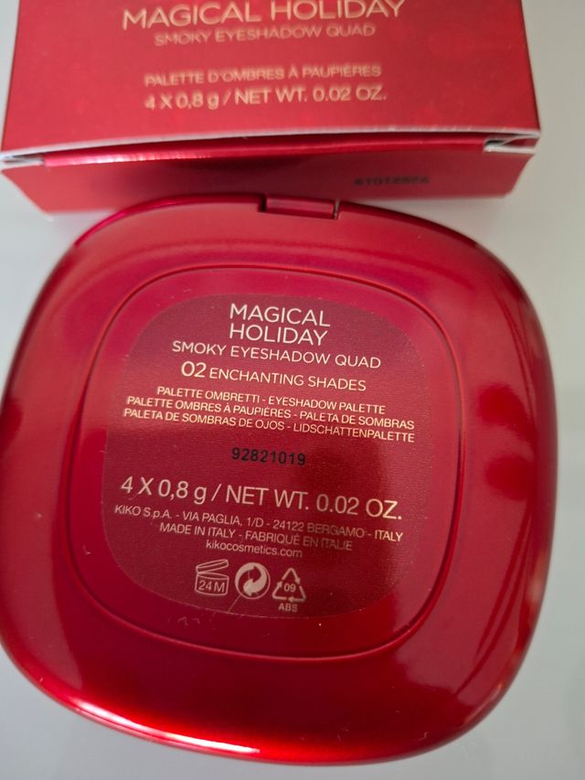 KIKO Paleta sombras ojos 