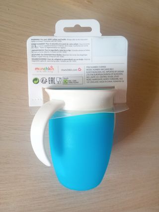 Vaso Munchkin Miracle 360º Azul