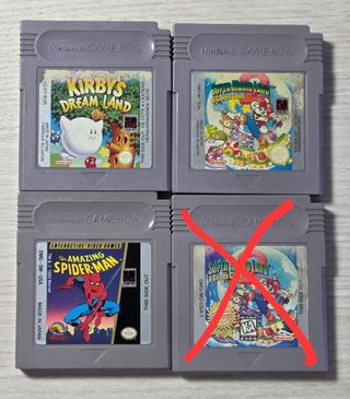 Lote de juegos Game Boy y GBA