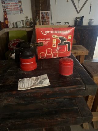 Kit soplete de soldaura aleman Rothenberger
