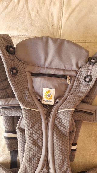 Ergobaby Adapt Portabebés Gris Mesh transpirable 