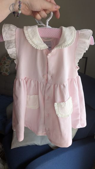 Saco bebé carro Minicoton+vestid NUEVO Babidu+toal