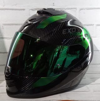 Casco Scorpion exo 1400 evo II Carbono verde