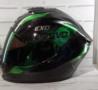 Casco Scorpion exo 1400 evo II Carbono verde