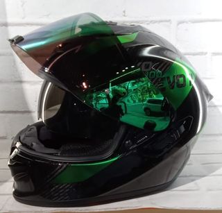 Casco Scorpion exo 1400 evo II Carbono verde
