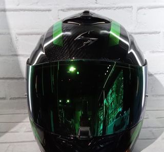 Casco Scorpion exo 1400 evo II Carbono verde