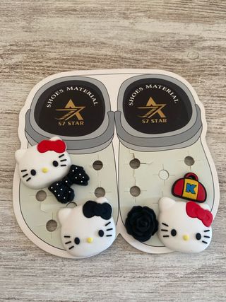 Adornos Crocs Hello Kitty