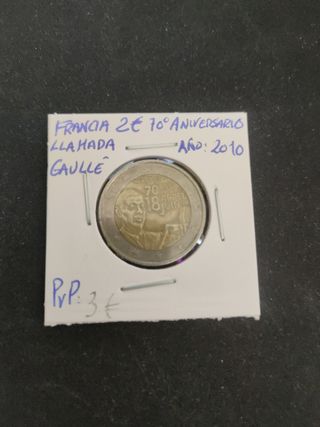 2€ Francia Gaulle 2010
