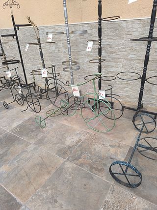 Macetero Bicicleta Hierro Forjado