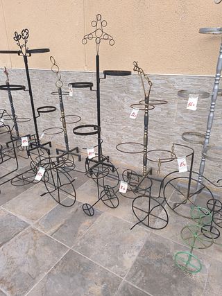 Macetero Bicicleta Hierro Forjado