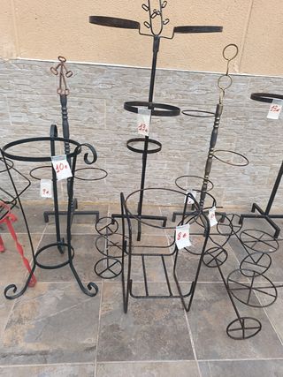 Macetero Bicicleta Hierro Forjado