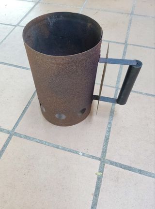 Chimenea Carbón - Encendedor Metálico