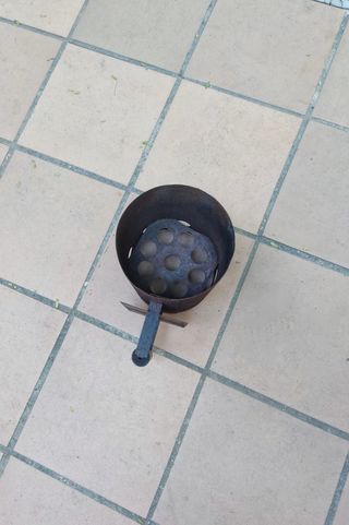 Chimenea Carbón - Encendedor Metálico