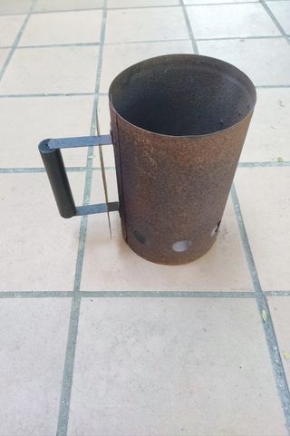 Chimenea Carbón - Encendedor Metálico