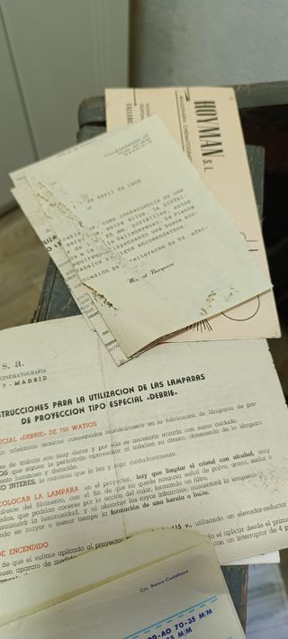 Proyector Cine años 60 DEBRIE MB15