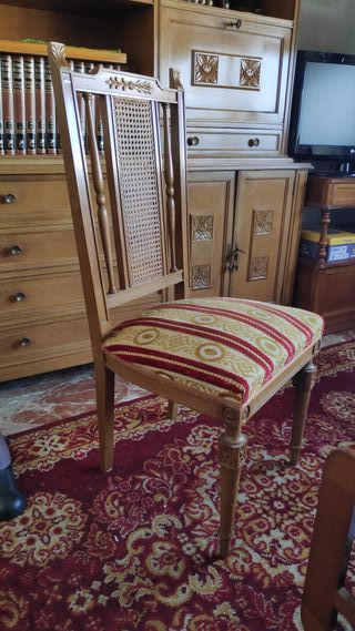 Mesa Comedor + 6 Sillas Madera