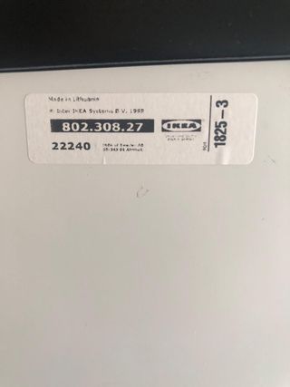 Espejo IKEA negro - marco madera