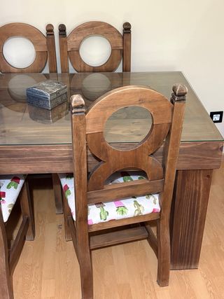 Muebles TV salón rústico