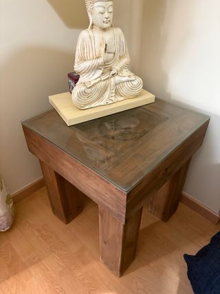 Muebles TV salón rústico